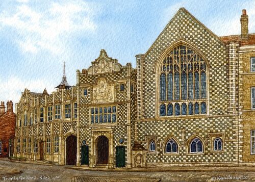 Card, Kings Lynn Guildhall. Norfolk.