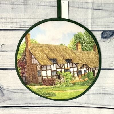 Anne Hathaways Cottage, (Warwickshire) Couverture de plaque de cuisson.