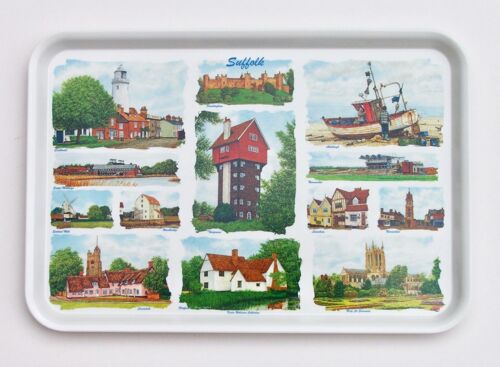 Large Melamine Tray, Suffolk multi images.