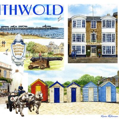 Card, Southwold , ( Suffolk) multi image