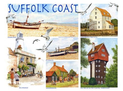 Card, Suffolk Coast multi image