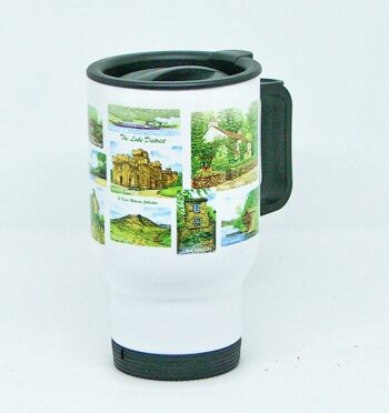 Tasse de voyage en métal. Lake District 2