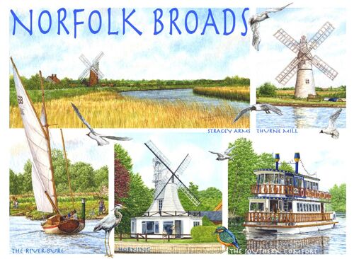 Card, Norfolk Broad Multi image