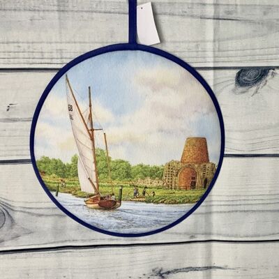 Norfolk Broads Hob Cover.