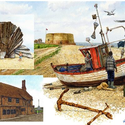 Carta, Aldeburgh, (Suffolk) Multi immagine.