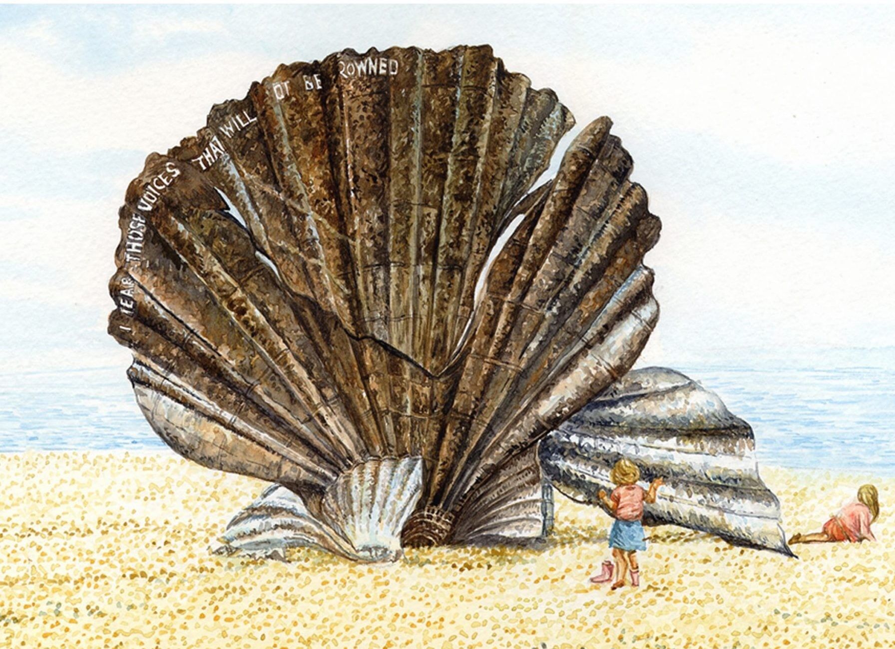 Card, Shell Aldeburgh. Suffolk.