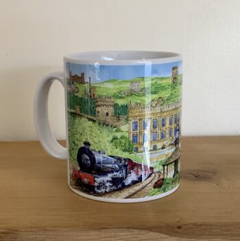 Tasse, Derbyshire et le montage de Peak District. 2