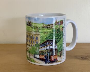 Tasse, Derbyshire et le montage de Peak District. 3