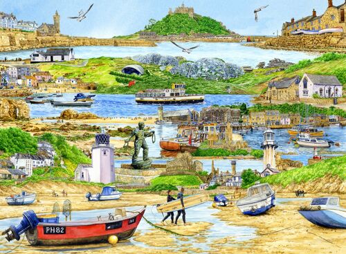 Escape to Cornwall. 500 piece Jigsaw Puzzle.