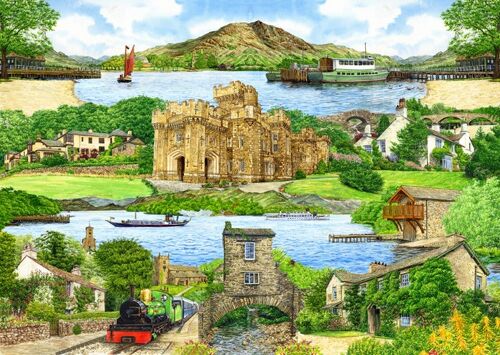 Escape to The Lake District. 500 piece Jigsaw Puzzle.