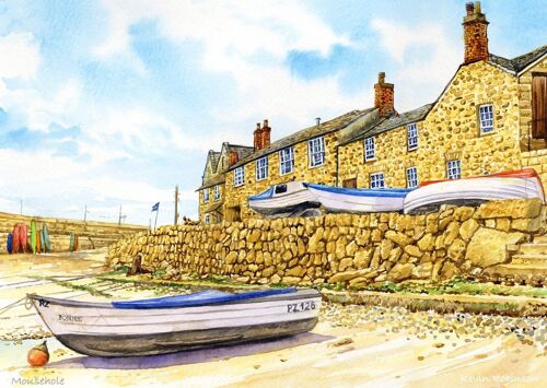 Card, Mousehole. Cornwall