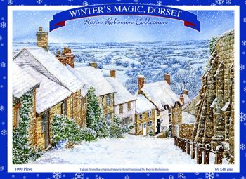 Puzzle, Winters Magic Gold Hill Shaftesbury Dorset.