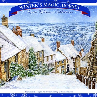Puzzle, Winter Magic Gold Hill Shaftesbury Dorset.