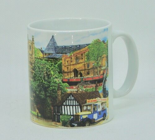 Mug. Ely Montage. Cambridgeshire