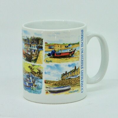 Mug. Cornish Fishing Boats , Cornwall