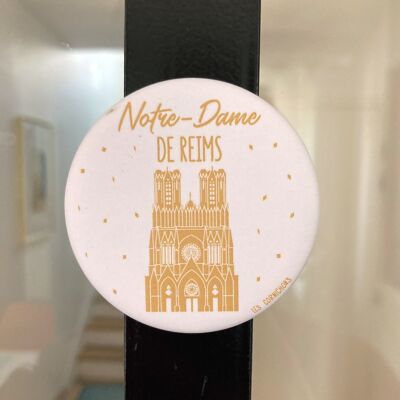 Imán abrebotellas Notre-Dame Oro