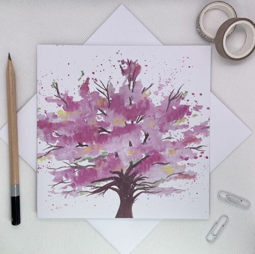 Blossom Tree Greetings Card