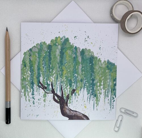 Willow Tree Greetings Card