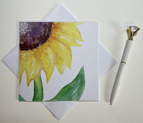 Sunflower Greetings Card