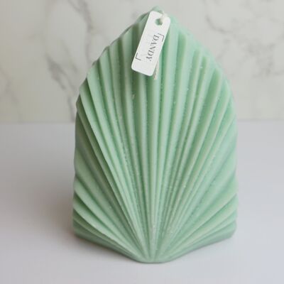 Leaf Palm Candle - Minty Coco