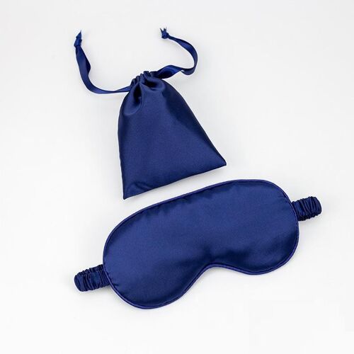 Silk Sleep Mask - Navy