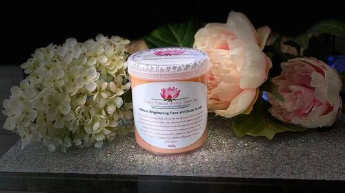 Natural Brightening Face and  Body Scrub (Strawberry)