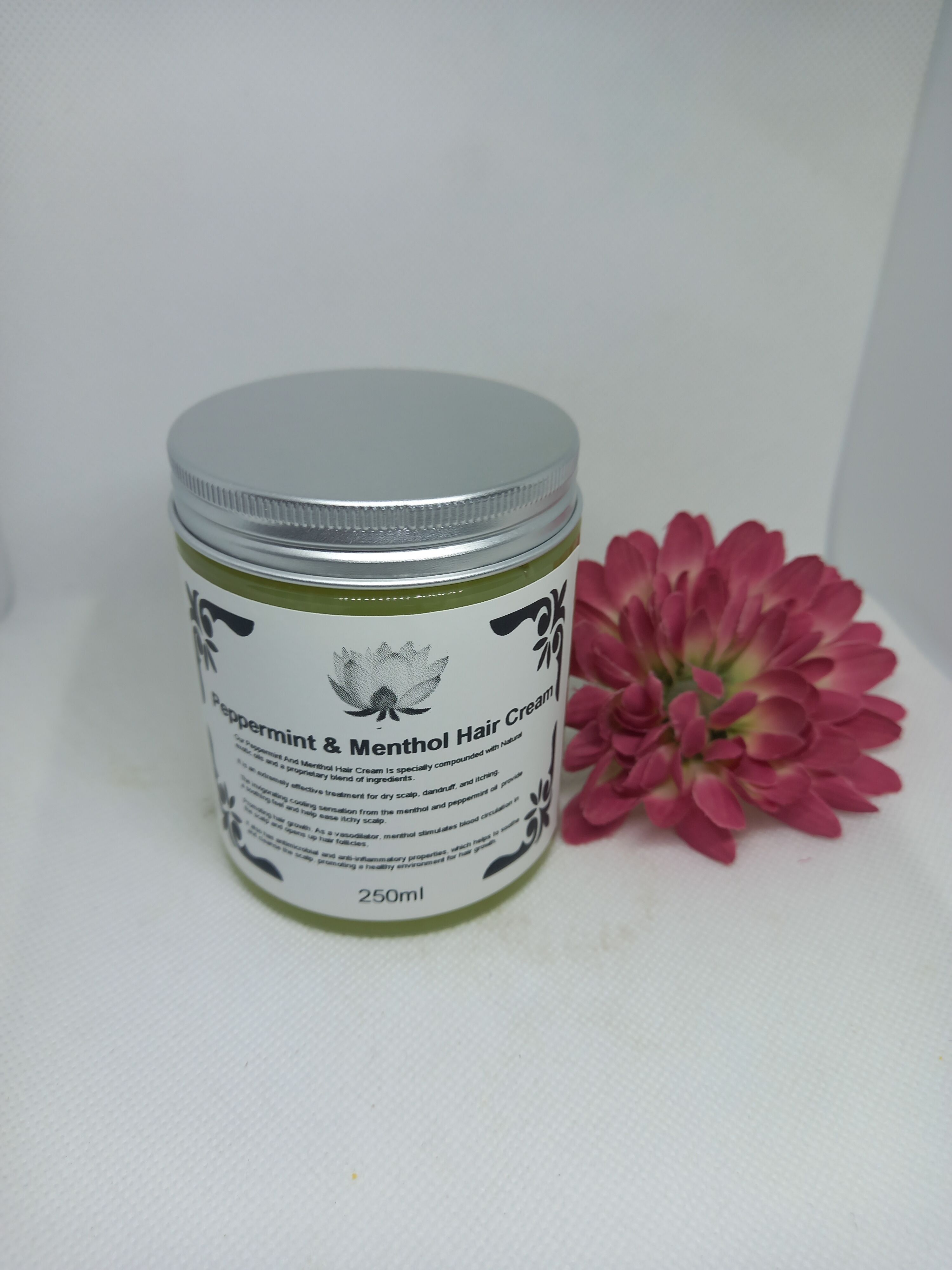 Crema capilar de menta y mentol