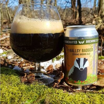 Ballsy badger strong brown ale