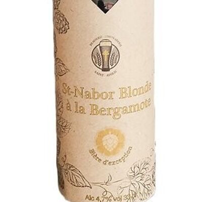 Bière St Nabor Blonde à la Bergamote Fraîche 33cl