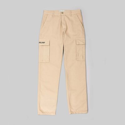 Pantaloni cargo-beige