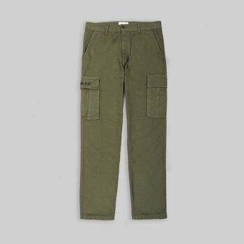 Pantalon Cargo-Vert Kaki 1