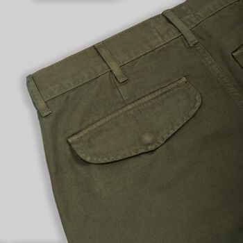 Pantalon Cargo-Vert Kaki 3