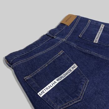 MTRL INC Jeans Réfléchissants-Bleu Foncé 2