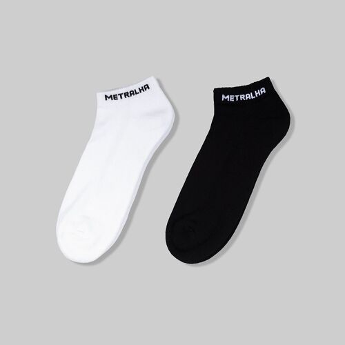Ankle Socks-White/ Black