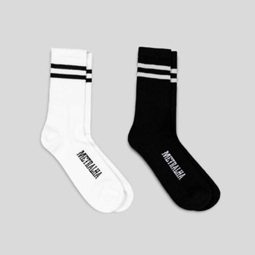 OG Classic Socks-Black/ White