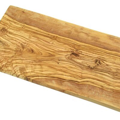 Planche petit-déjeuner (env. 30x15cm) carré en bois d'olivier