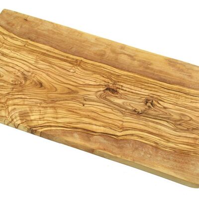 Planche petit-déjeuner (env. 30x15cm) carré en bois d'olivier