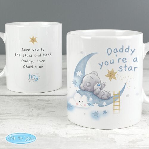 Personalised Tiny Tatty Teddy Daddy Youre A Star Mug