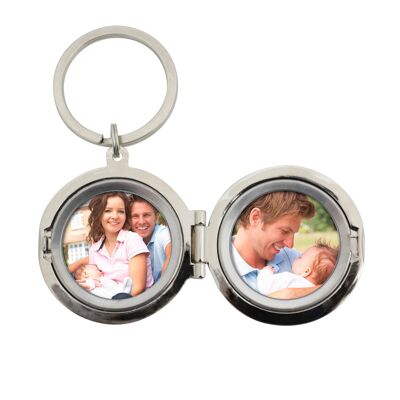 Personalised No1 Dad Photo Keyring