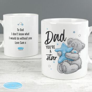 Tasse personnalisée Me To You papa tu es une étoile 1