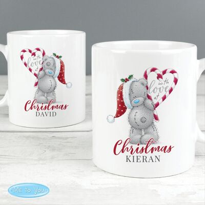 Personalisiertes Me To You 'With Love At Christmas' Paar-Tassen-Set