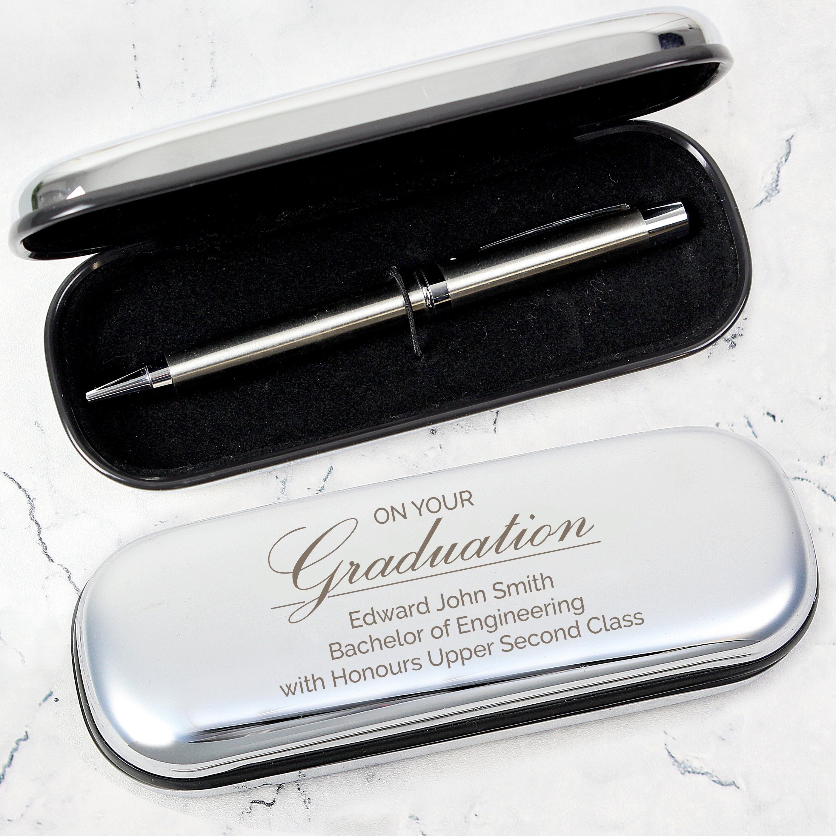 Personalisiertes Graduierungs-Stift und Box-Set