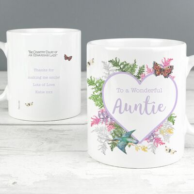 Personalised Country Diary Botanical Mug