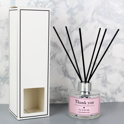 Personalised Classic Pink Reed Diffuser