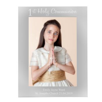 Cadre photo personnalisé première communion 7x5 2