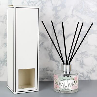 Personalised Abstract Rose Reed Diffuser