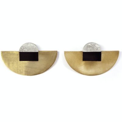 Crescent earrings