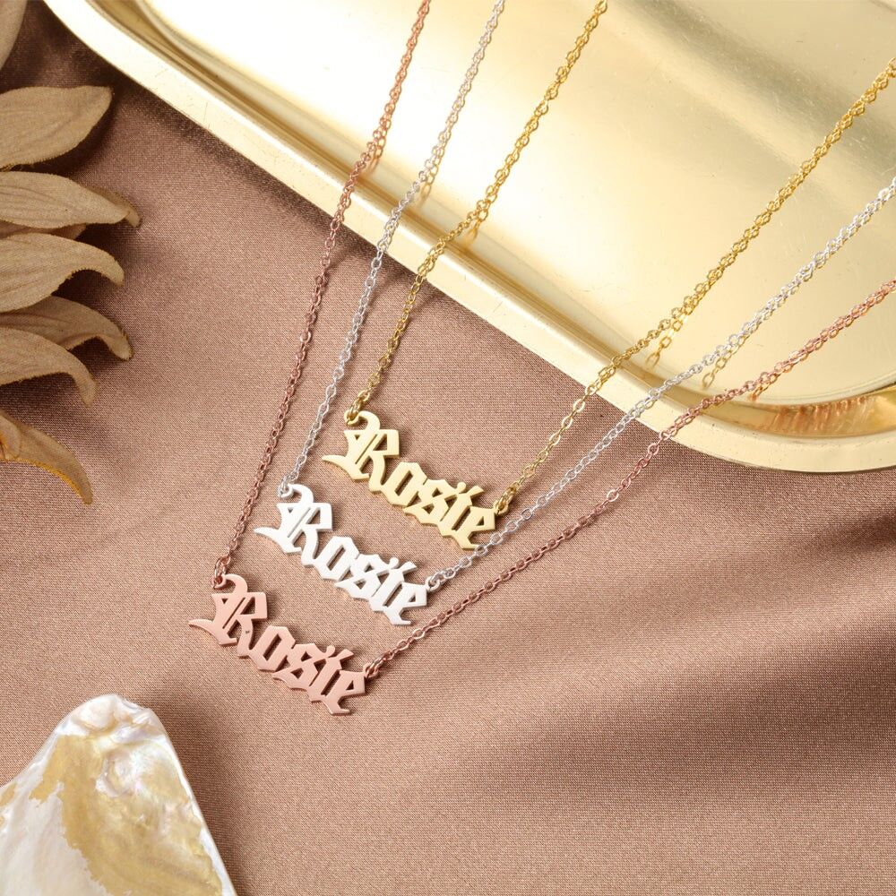 Chola clearance name necklace