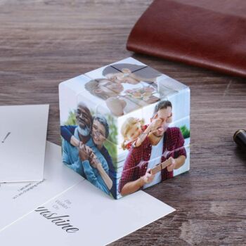 Photo Personnalisée Rubik's Cube Multi Image Trois Ordres Avec Trous Rubik's Cube 2