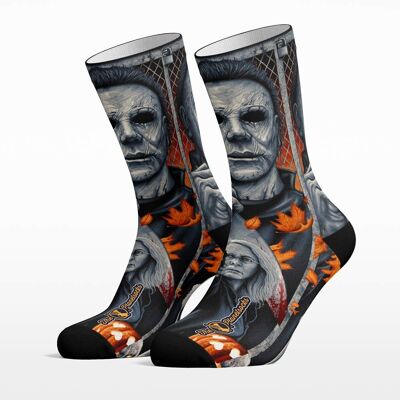 Gruselige Halloween-Socken